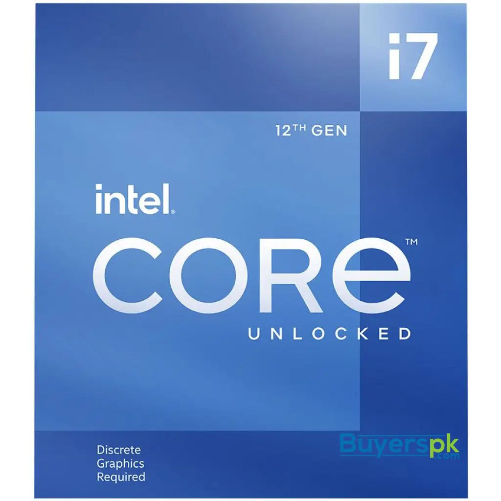 Intel® Core™ I7-12700kf 12th Gen Processor 25m Cache up to 5.00 Ghz - Price in Pakistan Intel® Core™ I7-12700kf 12th Gen Processor 25m Cache up to 5.00 Ghz - Price in Pakistan